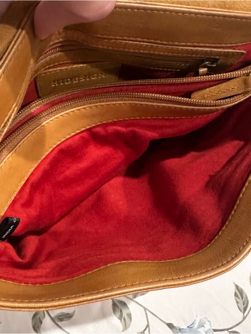 VINTAGE HIGH DESIGN LEATHER SHOULDER BAG WITH BRAIDED DETAIL GOOD CONDITION - Picture 7 of 8